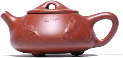 qwert Zisha Teapot, China Yixing Teapot Ore Purple Clay Clay Retro Handmade 200ml Living Room Office Tea Server-b 200ml