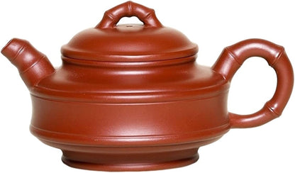 SILINE Zisha Tea Pot,Chinese Genuine Yixing Purple Clay Teapot 6.4Oz/190cc,Brew Kung Fu Loose Leaf Tea Maker -Zhujie,Zini