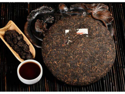 1999 Yunnan Tong Qing Hao Aged Pu-erh Shu Ripe Puer Tea 357g Yiwu Mt. Old Tea Shou Puerh