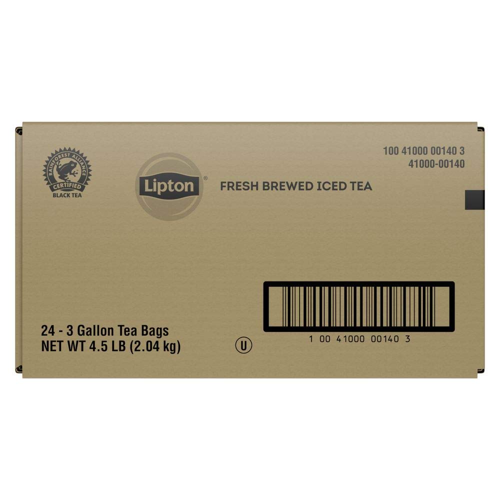 Lipton Southern Sweet Tea Iced Tea Drink Mix 22 Family Size Tea Bags 90.7g Box