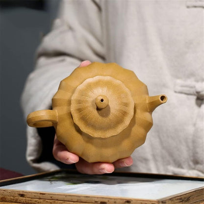 ADUH Urple Clay Teapots Famous Handmade Tea Pot Ore Golden Section Mud Kettle Zisha Art Tea Set Drinkware