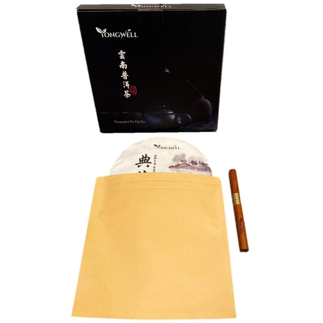 2013 Premium Yunnan Fermented Pu Erh Compressed Tea Cake - 357g (12.3oz) Free Tea Knife, Beautiful Gift Packaging