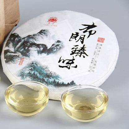 Natural Green Tea Health Benefits Organic Raw Tea Bulangzhenwei Pu-Erh Tea 357g