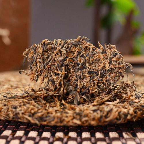 Yunnan Fengqing Golden Buds Honey Flavor Dian Hong Dianhong Cake China Black Tea 357g