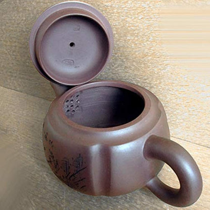 Teapot Chinese Yixing Clay 7oz Zini Pots Zisha Gongfu Tea Infuser for Loose Tea