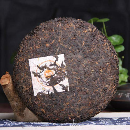 Jia Jia 7598 Lao Tong Zhi Anning Haiwan Yunnan Pu-erh Tea Cake 2007 357g Ripe Shou Puer Tea Pu Erh
