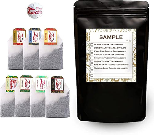 Yunnan Tuocha tea bags sample pack (7 different flavor+1 mini nid)