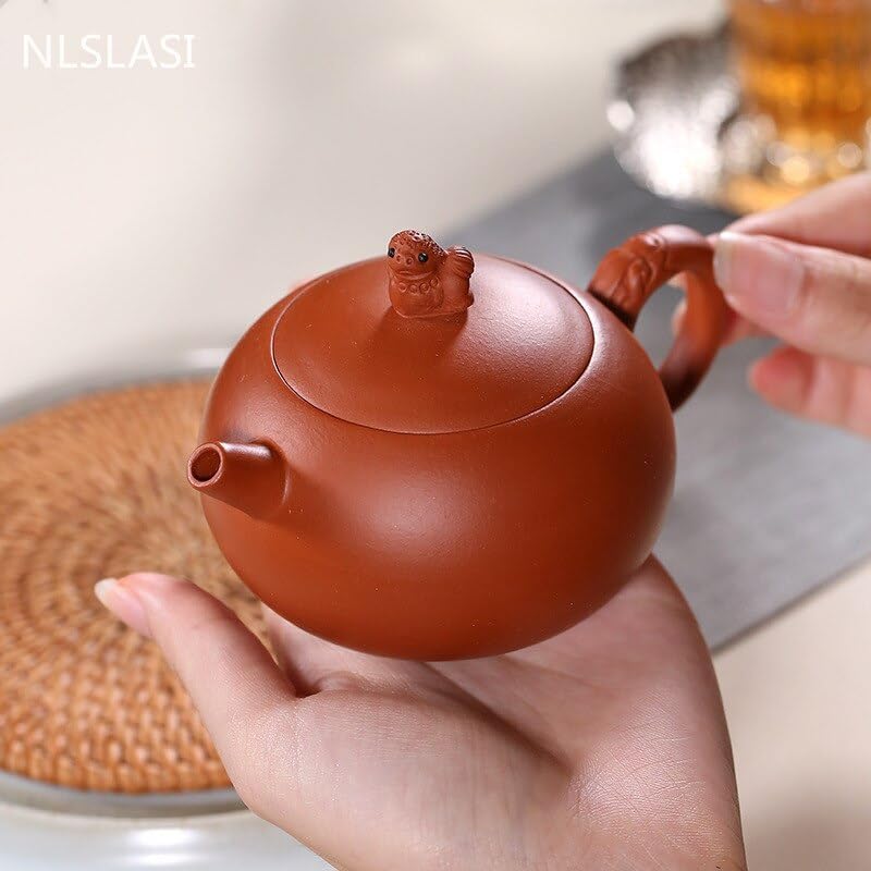 Zisha Xishi Teapot Handmade Raw Ore Teapot Famous Zisha Chinese Teapot