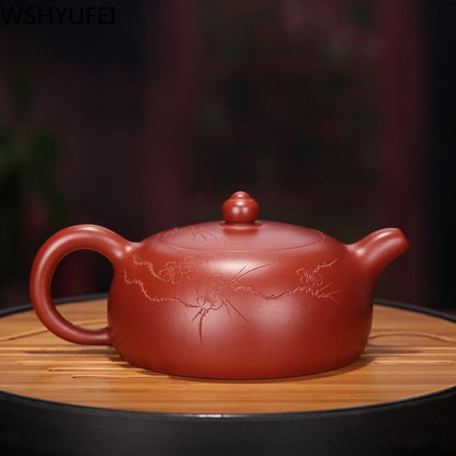 Zisha Teapot Famous Dahongpao Tea Set Filter Pot Handmade Zisha Tea Infuser 170ml