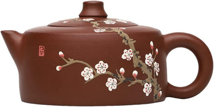 SILINE Zisha Tea Pot - Bawang Shipiao 6.2 Oz,Chinese Genuine Yixing Clay HandmadeTeapot with Filter,Infuser Kung Fu Loose Leaf Tea Maker Set