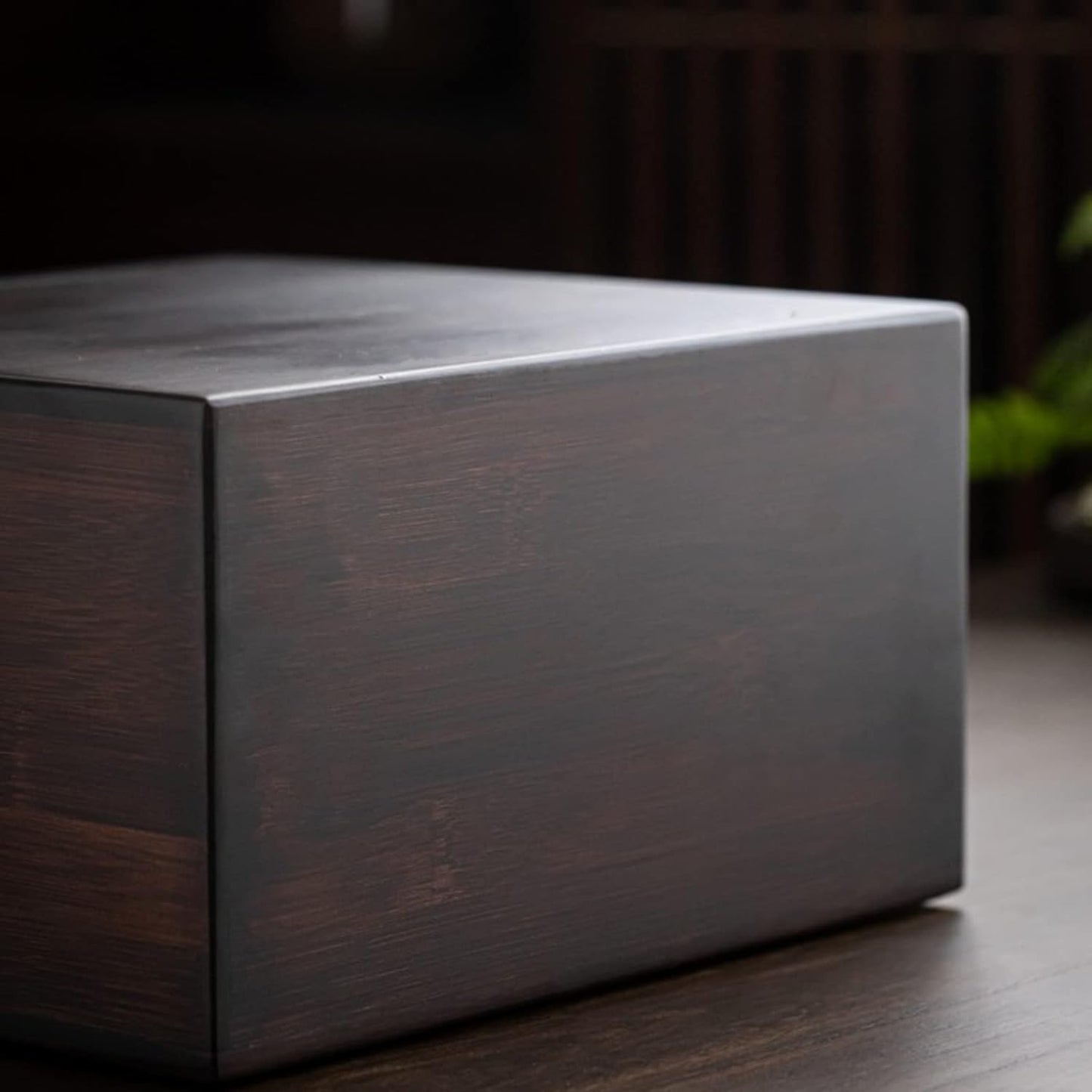 Tea Box Pu Erh Tea Organizer Tea Brick Storage Bamboo Finishing Box With Strong Seal to Keep The Original Flavor The is The Best Tea Box For Gift Giving (1 box)