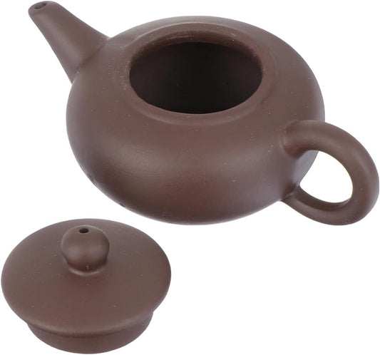 FUOYLOO 1pc Teapot Gongfu Tea Kettle Teacup Ornament Lemonade Pitcher Bedside Water Kung Fu Tea Pet Ceramic Coffee Pot Beer Zisha Clay Pot Tea Pets Purple Clay Office Ceramics Yixing