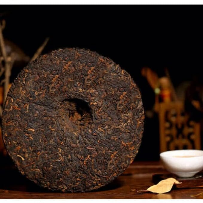 Heaven Earth Royal Golden Buds Old Arbor King Tea Menghai Ripe Pu-erh 357g