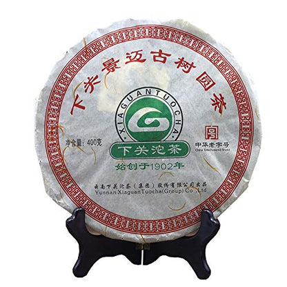 FullChea - 2012 Xiaguan Raw Pu-erh - Pu Erh Tea Loose Leaf - Ancient Tea Tree Sheng Puer from Jingmai - Health Tea - 14.11oz / 400g