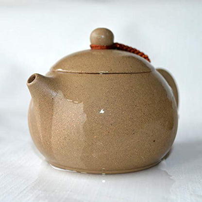 Yixing Teapot 6.8oz/220ml Chinese Zisha Tea Xishi Pots Natural Mud