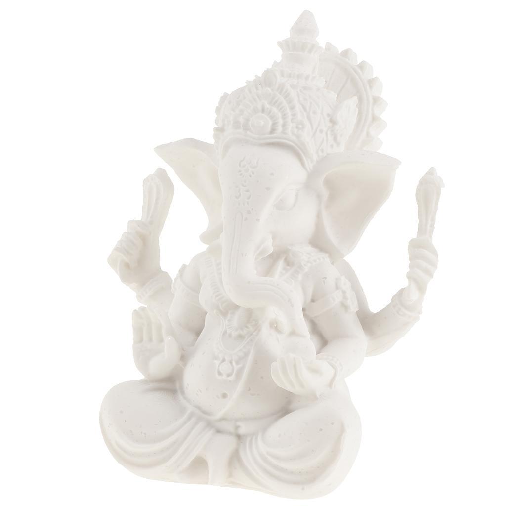 Sandstone Elephant Ganesha Buddha Statue Sculpture Figure Decoration Figure