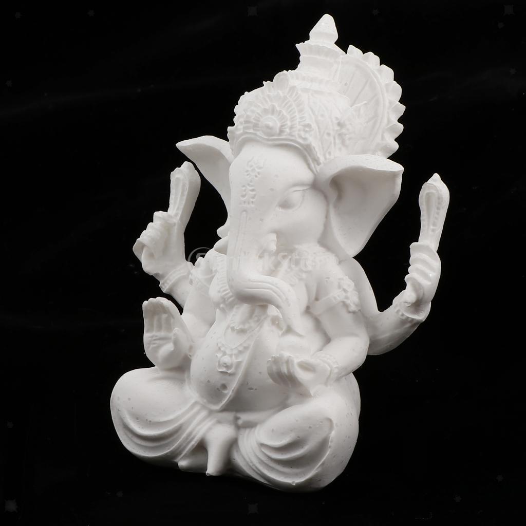 Sandstone Elephant Ganesha Buddha Statue Sculpture Figure Decoration Figure