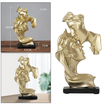 Wedding Anniversary Gifts For Couples Lovers Groom Bride Headboard Resin Statue
