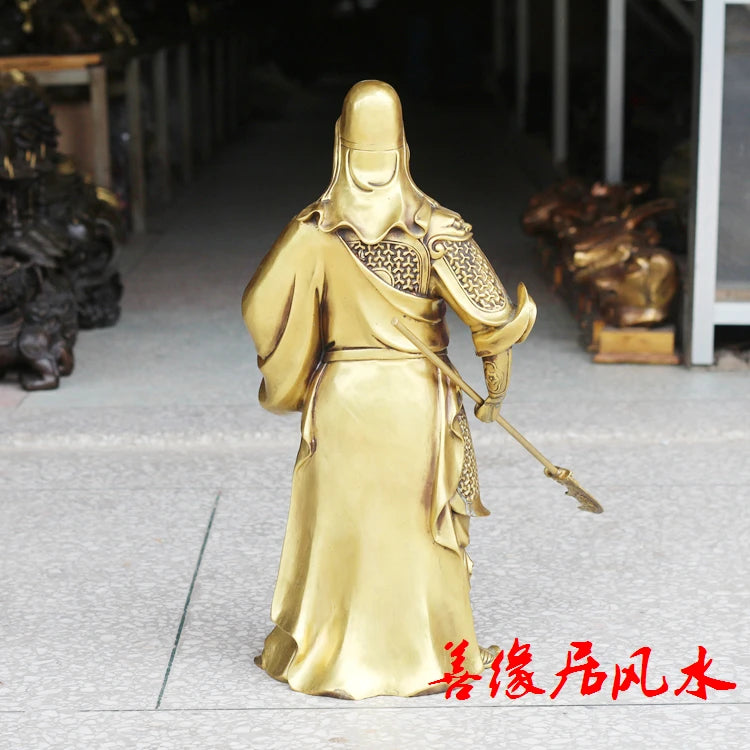 53CM # Company SHOP Store home efficacious Talisman Protection-Money Drawing Martial god of wealth GUAN GONG FENG SHUI statue