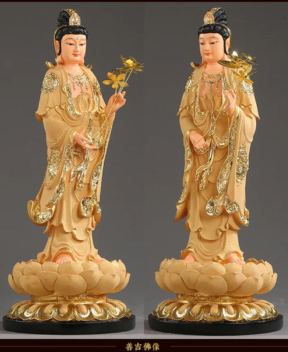54CM large Southeast Asia Efficacious protection worship Buddha Mahasthamaprapta PUSA HOME Store FENG SHUI gilding statue