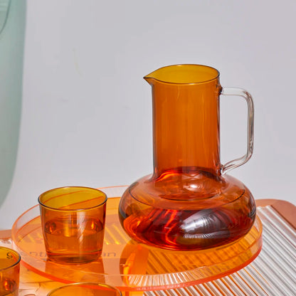 54oz Water Pitcher Glass Pitcher Tea Kettle Large Pitcher Glass Teapot Water Carafe Cold Juice Iced Water Jug for Boiling Water