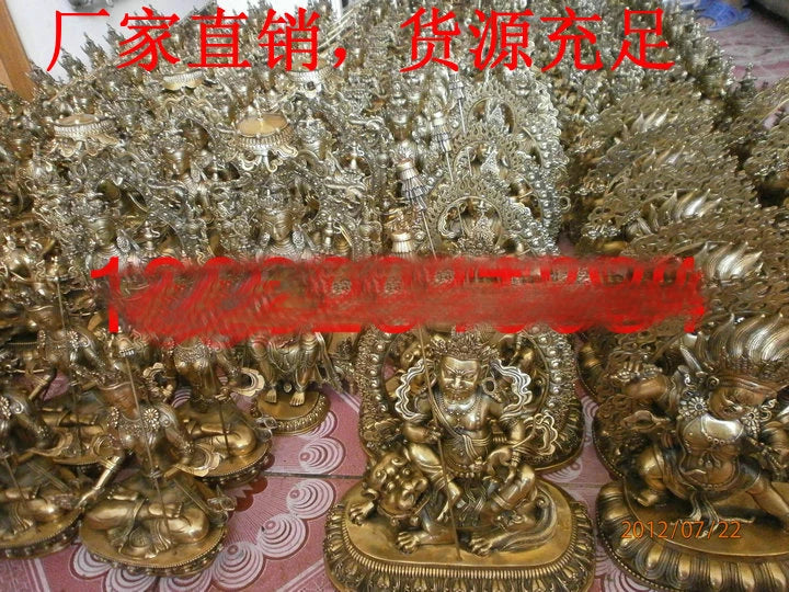 56CM LARGE Huge home Temple hall efficacious Protection Bless Safe Nepal Buddhism Tantra Amitabha Amitayus Buddha brass statue