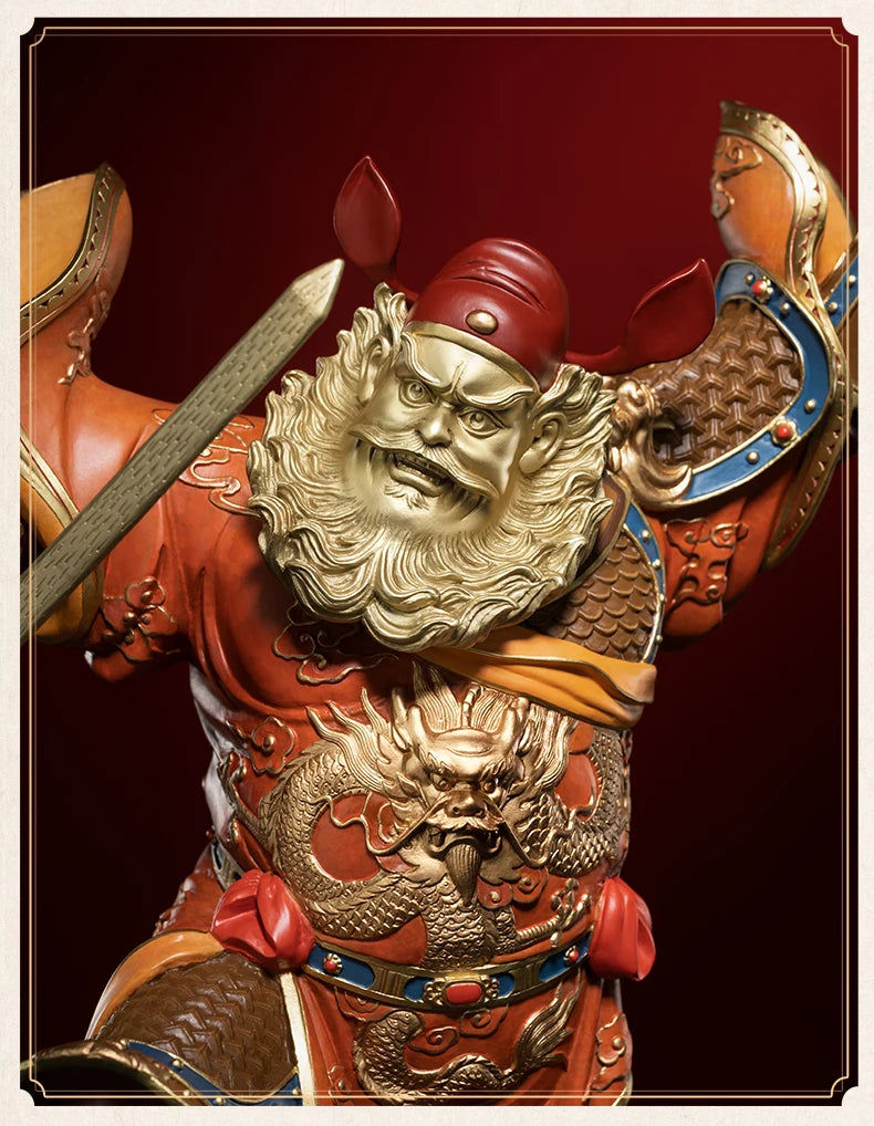 56CM Large 2023 Home Patron saint of Buddha Hall TIAN SHI ZHONG KUI ZHEN ZAI BRONZE Sculpture statue Exorcism bless family safe