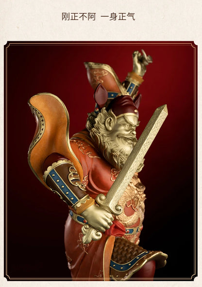 56CM Large 2023 Home Patron saint of Buddha Hall TIAN SHI ZHONG KUI ZHEN ZAI BRONZE Sculpture statue Exorcism bless family safe