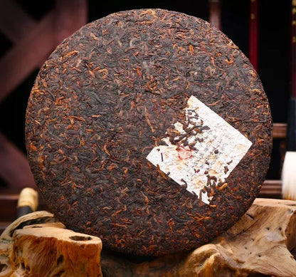 2008 Year Yunnan Lao Ban Zhang Ancient Shu Puer Tea Old Tree Ripe Pu er Tea 357g