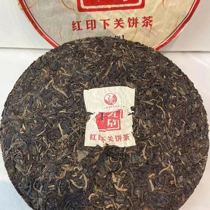 357g Raw Puer Tea Classic Red Seal Xiaguan Pu'er Yunnan Ancient Tree Pu Erh 2012