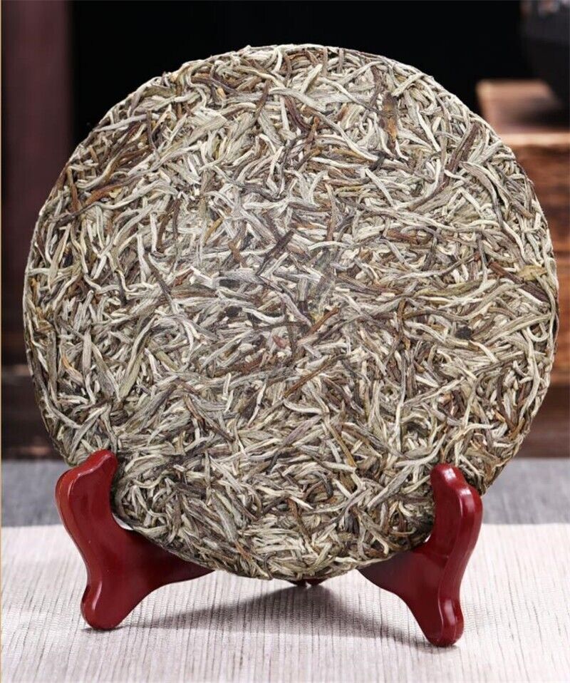 2020 Bai Hao Yin Zhen Silver Needle White Tea cake,Fujian XIN YI HAO beeng,10 oz