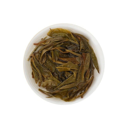 2022 CHINATEA BULANG peacock green Pu'er Cake Tea Raw Pu erh,KONG QUE QING, 357g