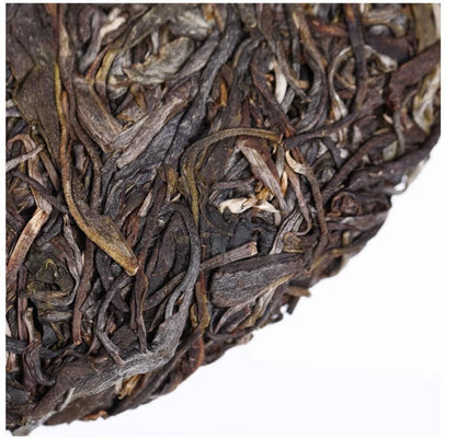 2022 Haiwan lao tong zhi YiWu Puer Tea Ma Hei uncooked Old Tree Pu'erh tee,500g