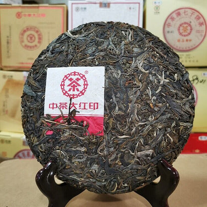 2020 中茶 chinatea BIG RED LABLE uncooked pu erh tea cake,CHINA puer tee cha,357g