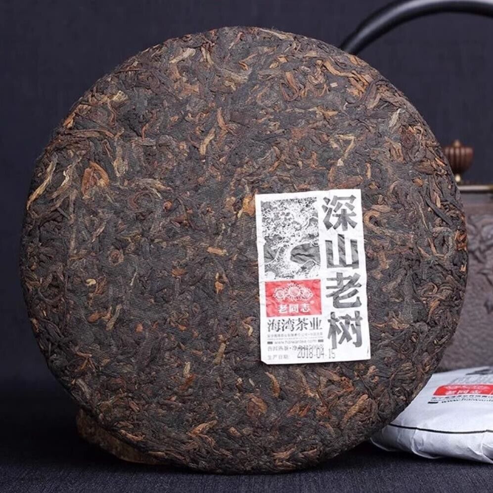 2018 Old Tree,Tong Zhi shen shan Lao Shu Pu erh Tea Cake Ripe Puer 181 er,500g