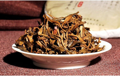 2006 Yunnan Jingmai "Gan tian"spring old tree Qizi Pu erh Tea UnCooked raw Cake