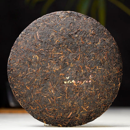 Zhongcha Bulang Chun,2019 CHINATEA Puer Tea Ripe Yunnan Chi Tse pu erh cake,357g