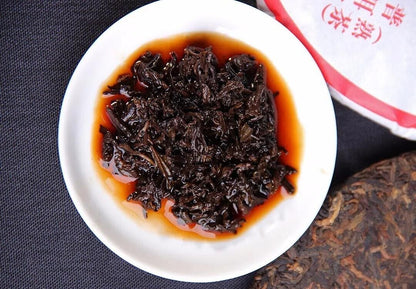 2018 haiwan lao tong zhi Puer Tea Cake,Ripe te zhi Pin 181 Pu erh Tee 老同志普洱 400g