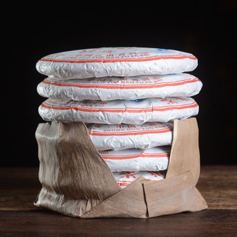 357g, CHINA Puer Tea Yunnan QIZI ZHE SI HAO Pu-erh Pu'er Tea Cake RAW Tee 普洱生茶饼
