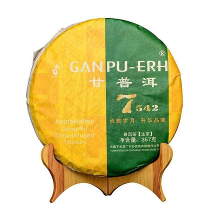 2016 GAN PU-ERH CHA,Yunnan XiaGuan Tuocha Pu'er Tea RAW Tee 7542 Cake beeng 357g