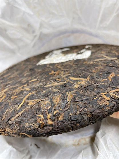 2008 Year Yunnan Lao Ban Zhang Ancient Shu Puer Tea Old Tree Ripe Pu er Tea 357g