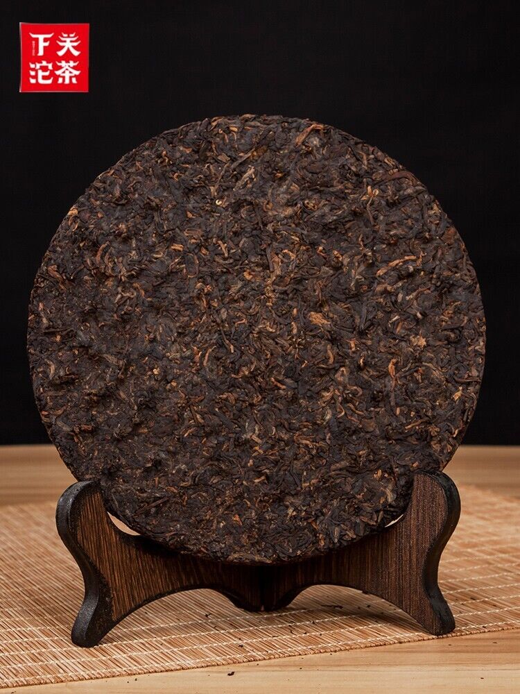 pu erh Iron Cake T8663,2017 Yunnan Xia Guan Tuocha Pu'er Tea Puer Ripe Shu 357g