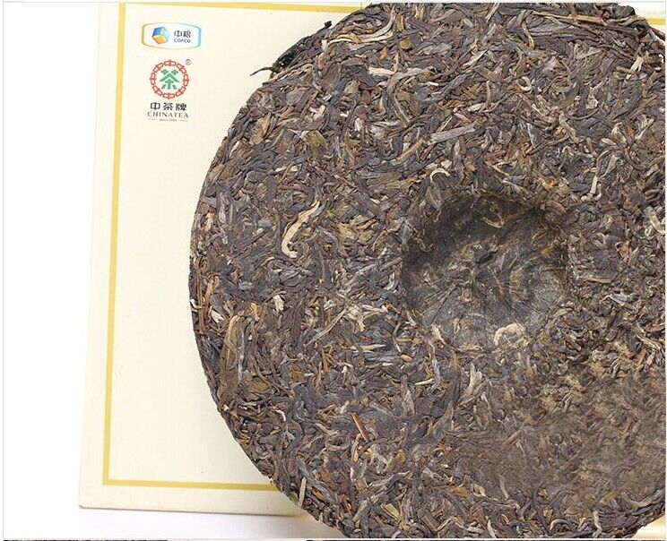 2014 Zhongcha MING QIAN GAO SHAN GAN LU pu erh tea RAW cake,YUNNAN puerh,357g