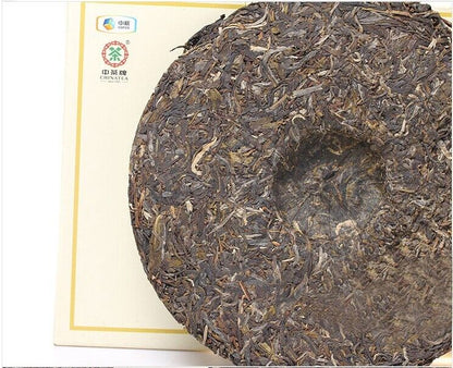 2014 Zhongcha MING QIAN GAO SHAN GAN LU pu erh tea RAW cake,YUNNAN puerh,357g