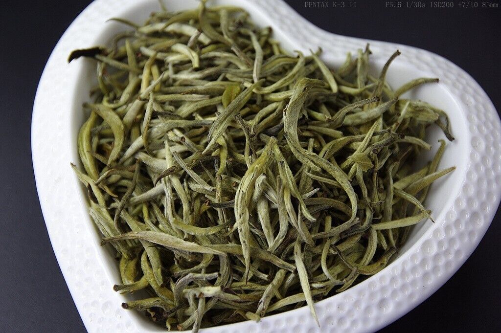 250g, White Tea Loose Leaf Chinese Organic Bai Hao Yin Zhen Silver Needle Buds