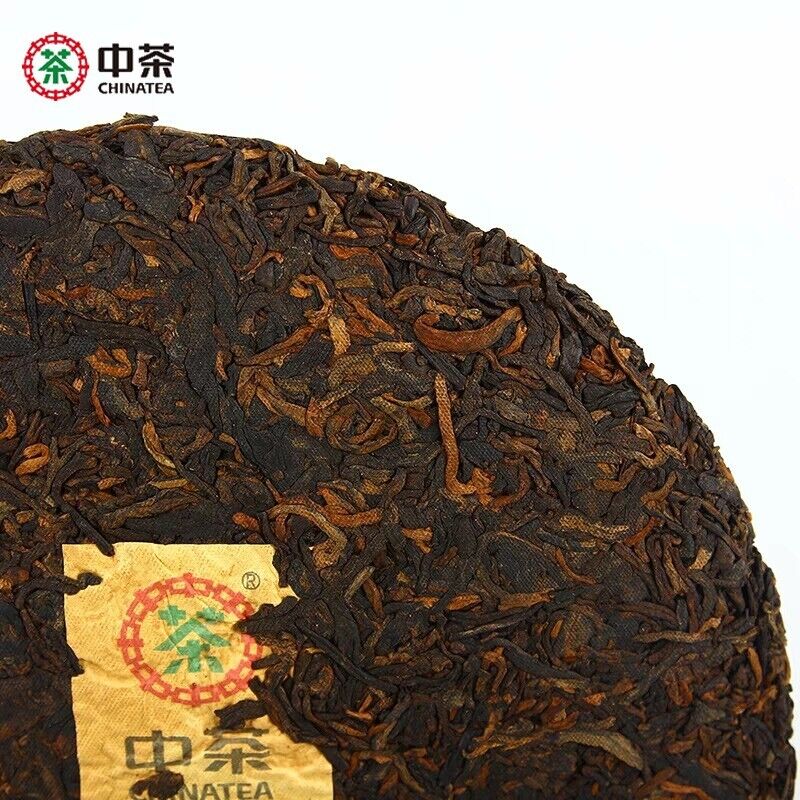 2019 CHINATEA Bulang Zodiac pig,zhu pu erh Puer Tea Ripe Yunnan cake tee,357g