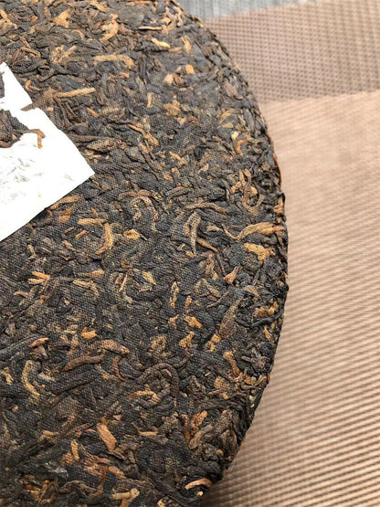 2008 Year Yunnan bing dao 10 Ancient Shu Puer Tea Old Tree Ripe Puer Tea 357g