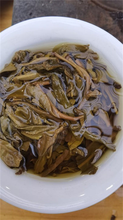 357g,2022 Yunnan XIN YI HAO Shen Shan Gu Cha raw puerh tea puer green tree pu er