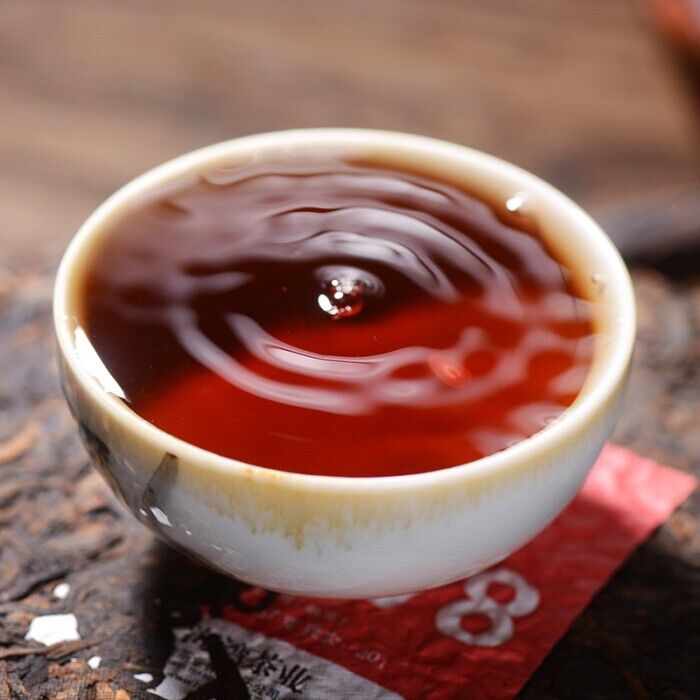 Yunnan Haiwan Lao Tong Zhi Old Comerade 7578 211 Ripe Pu'er Tree Pu-erh Tea 357g
