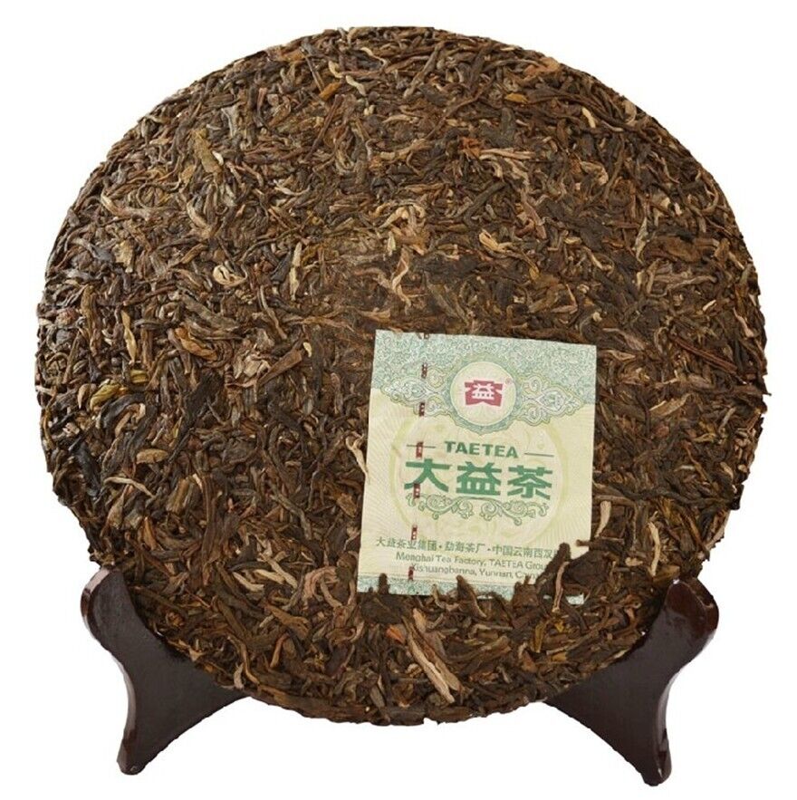 357g, Raw Pu'er Tee Puer Tea TAETEA 8542 Classic Yunnan Menghai qizi Dayi Puerh